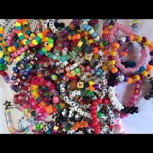 Bulk of 20 Random Kandi Bracelets!!